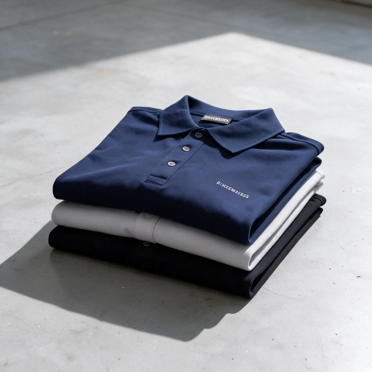 Polos Bikkembergs plegados
