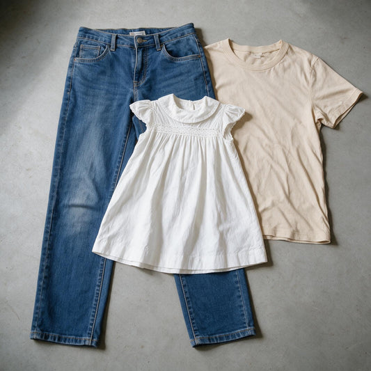 Mini pack Mix adulto e infantil de ropa de segunda mano grado A